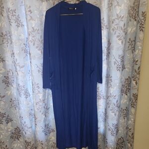 Elegant Blue Women's Cardigan